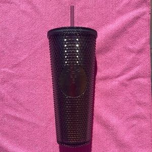 Black Iridescent Studded Starbucks Tumbler